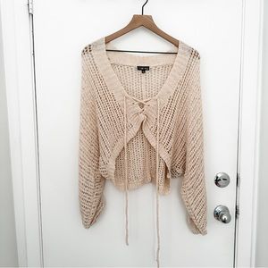 CROCHET CROPPED SWEATER!